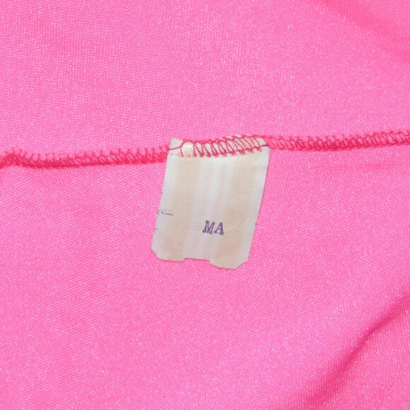 Pink Long Sleeve Open Shoulder Leotard MA - Picture 4 of 6